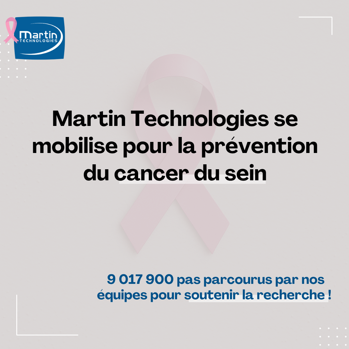 Octobre Rose soutenir la recherche et la prévention du cancer du sein
