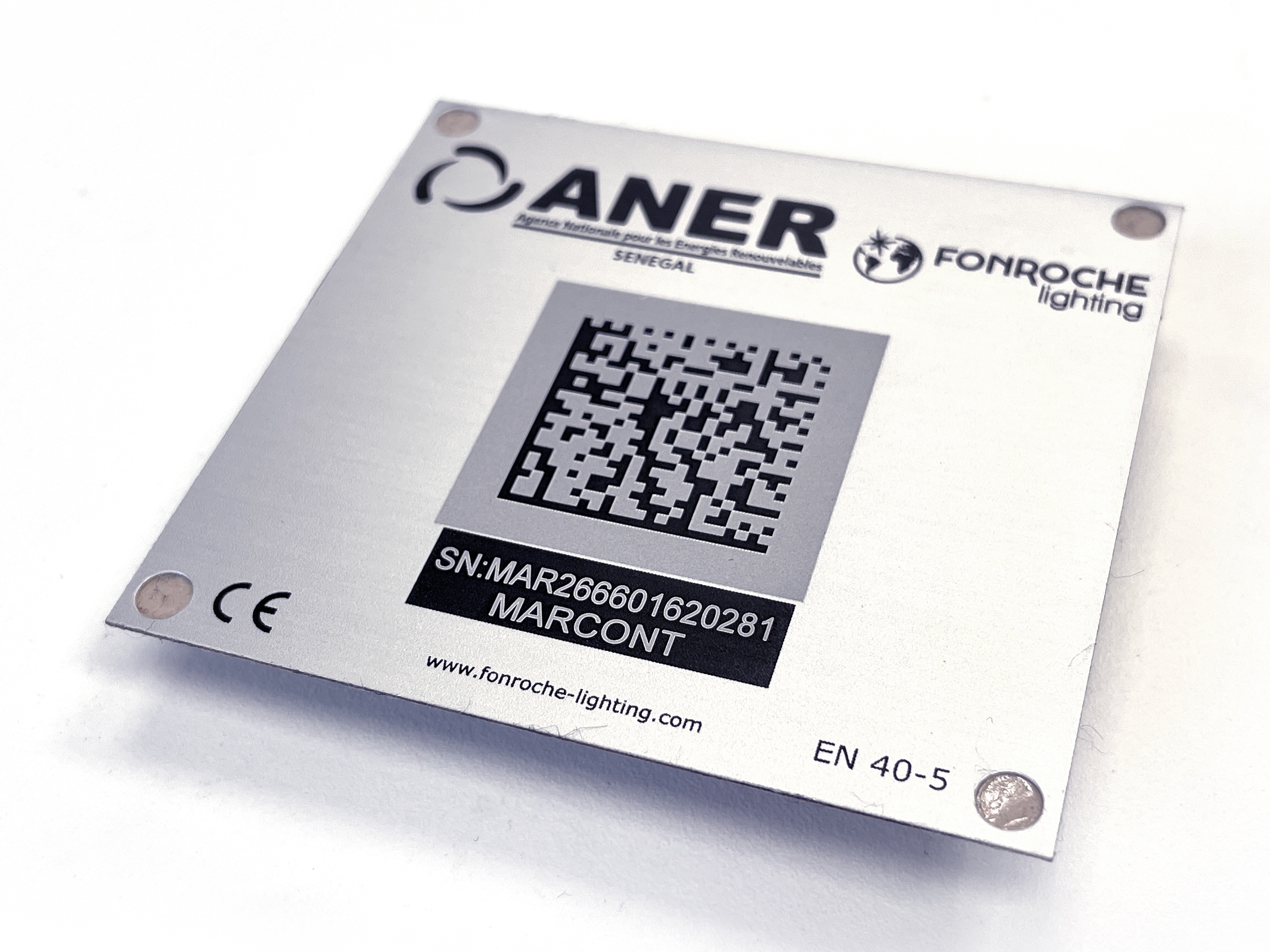 étiquette QR code pour application industrielle 